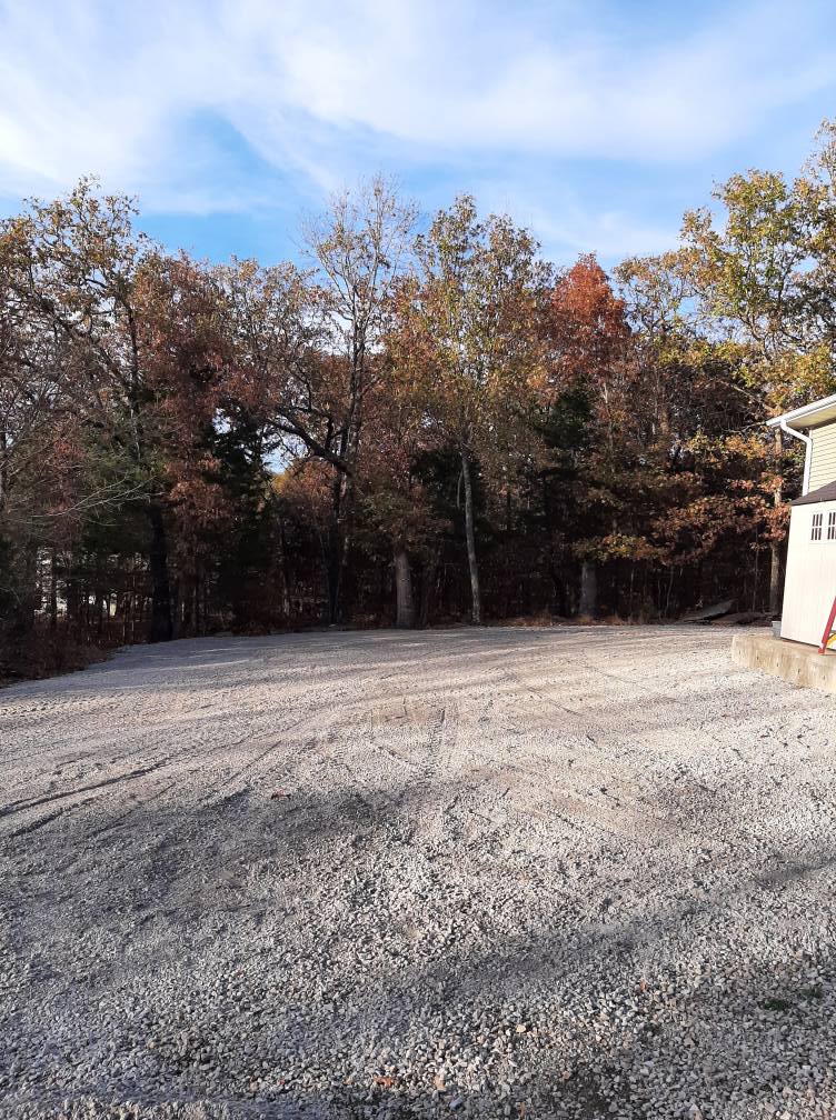 gravel structural pad for construction