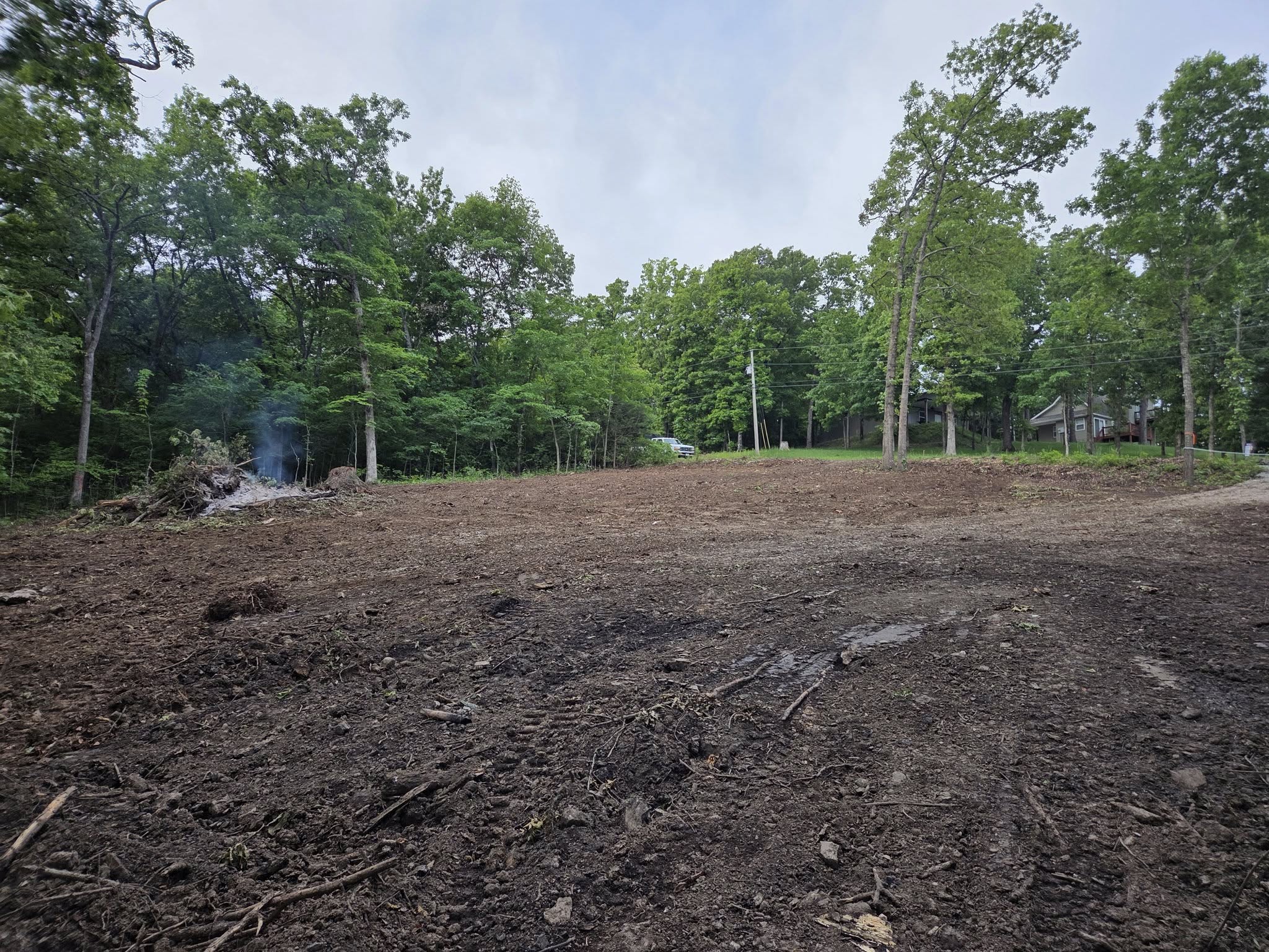 a foundation excavation for a new home construction project